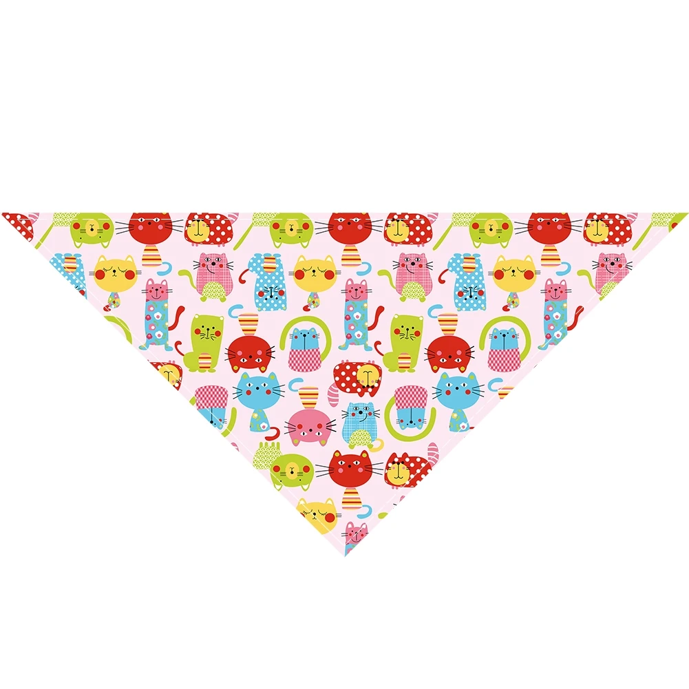 

NEW 2021 Pet Dog Bandana Collar Neckerchief Triangle Neck Scarf Saliva Towel Accessories Dogs Supplies