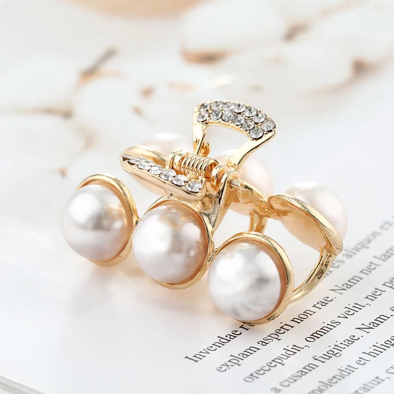 Заколка для волос с имитацией жемчуга Женская Шпилька зажим в южнокорейском