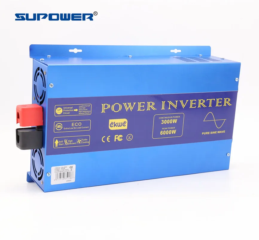 Высокая эффективность 3000 Вт AC/DC 12V 24V 36V 48V к переменному току 220V 110V 50/60Hz