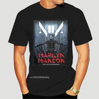 marilyn manson the pale emperor black cotton adult top t shirt tee 0212d