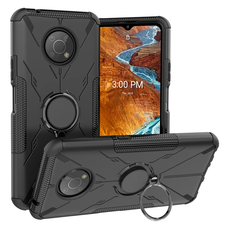 

Full Cover For Nokia G300 Case Armor Magnetic Suction Stand Bumper Case For Nokia G300 5.4 3.4 2.4 G10 G20 Case For Nokia G300