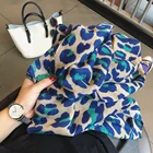 Женский хлопковый и льняной шарф, легкий мягкий шарф с леопардовым принтом, дизайнерская бандана, 2021