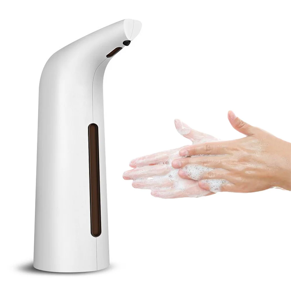 

400ml Useful Smart Sensor Touchless Electroplated Sanitizer Dispensador Automatic Liquid Soap Dispenser for Kitchen Bathroom