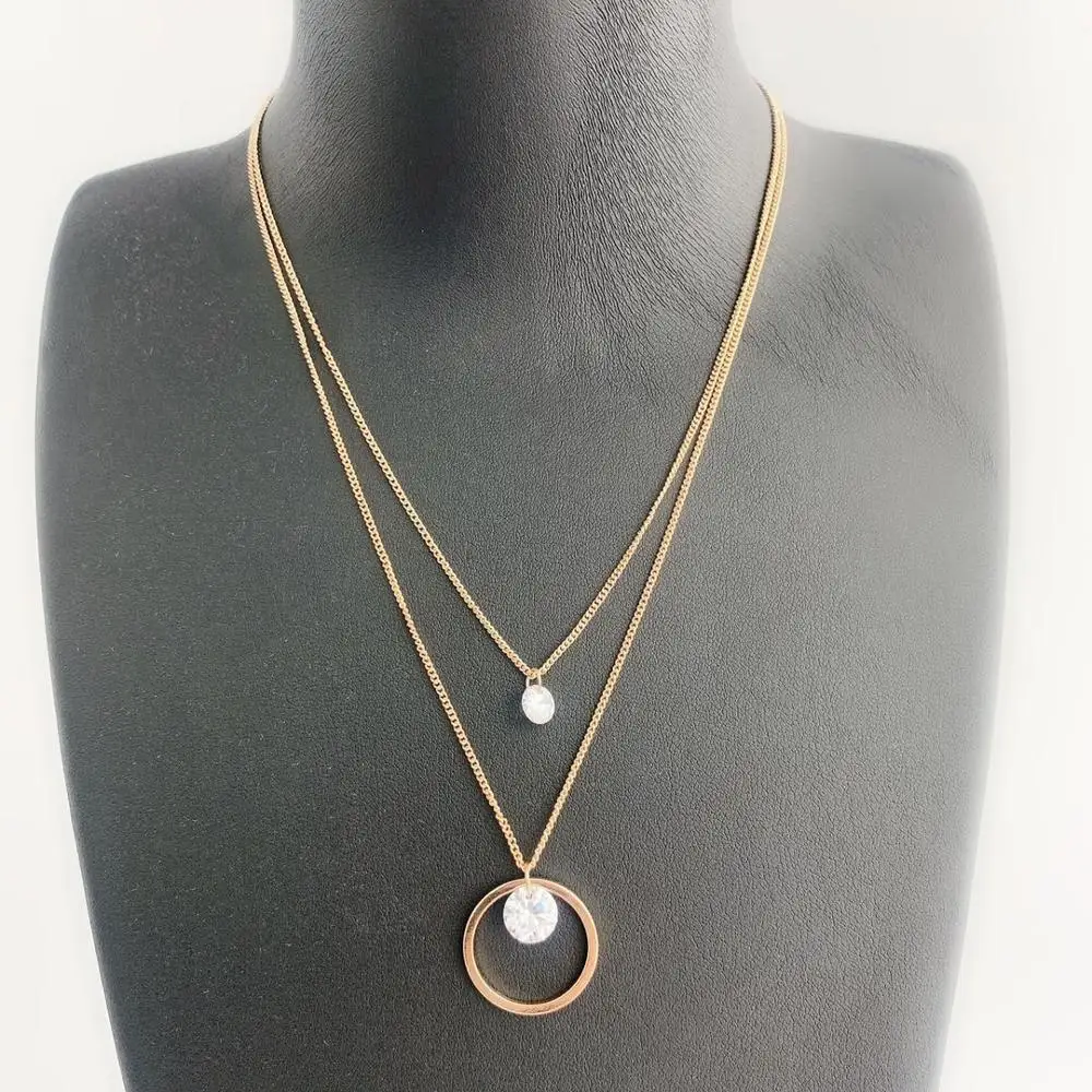 Новые золотые ожерелья модные ювелирные изделия свадебные подарки Женские