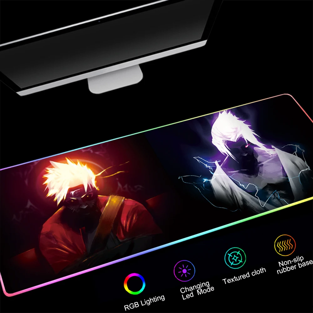 XXL RGB игровая Мышь pad большой компьютерный хлопковые носки для Подсветка МОЗ