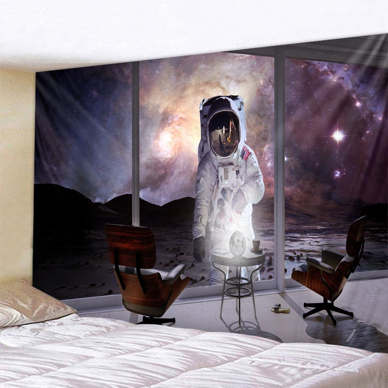 Астронавт Вселенная Звездное гобелен с изображением неба большой дешево