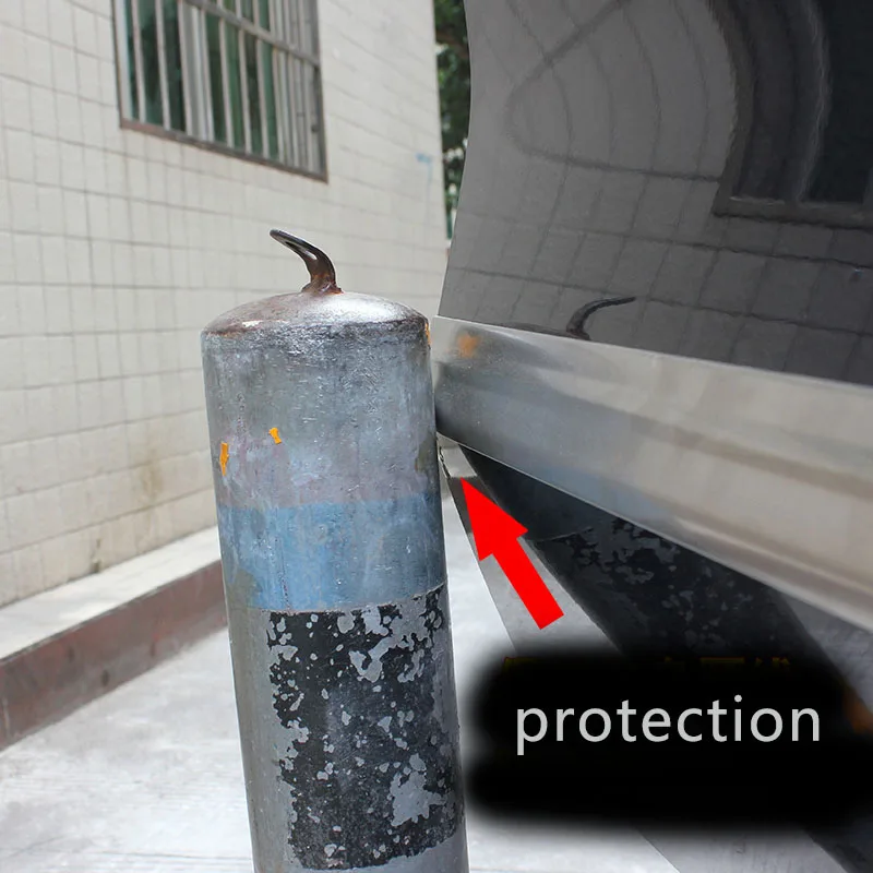 4 шт. серебристые утолщенные декоративные бамперы из нержавеющей стали для двери