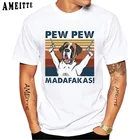 Футболка мужская с принтом Спасите собаку, Повседневная рубашка с короткими рукавами, лабрадор, черный, Pew, белая футболка с лабораторным дизайном, в стиле хип-хоп, на лето