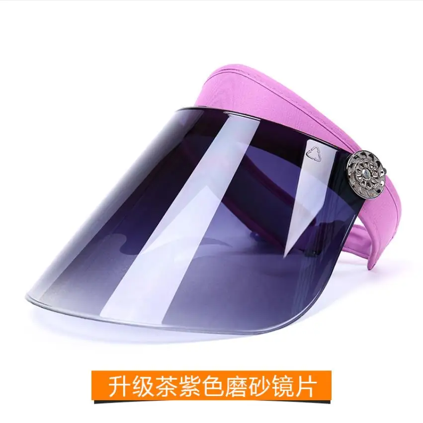 

New Arrival Hats For Women Adjustable UV Protection Sun Hat Female Anti-Droplet Saliva Empty Top Hat In stock Dropshipping