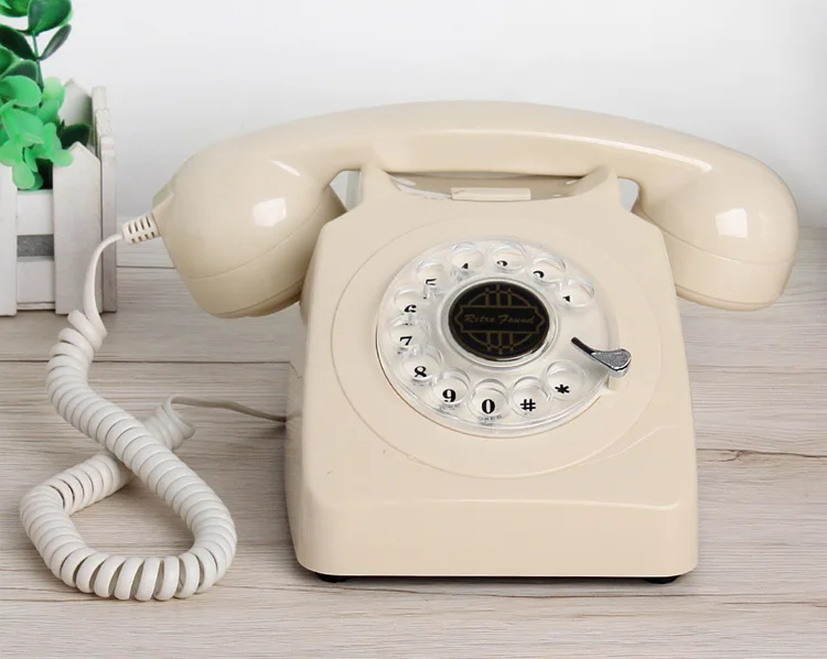 Классический старинный ретро телефон модный Настольный аналоговый Старый