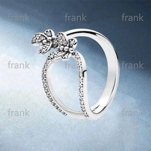 

197920CZ Bedazzling Butterflies Ring