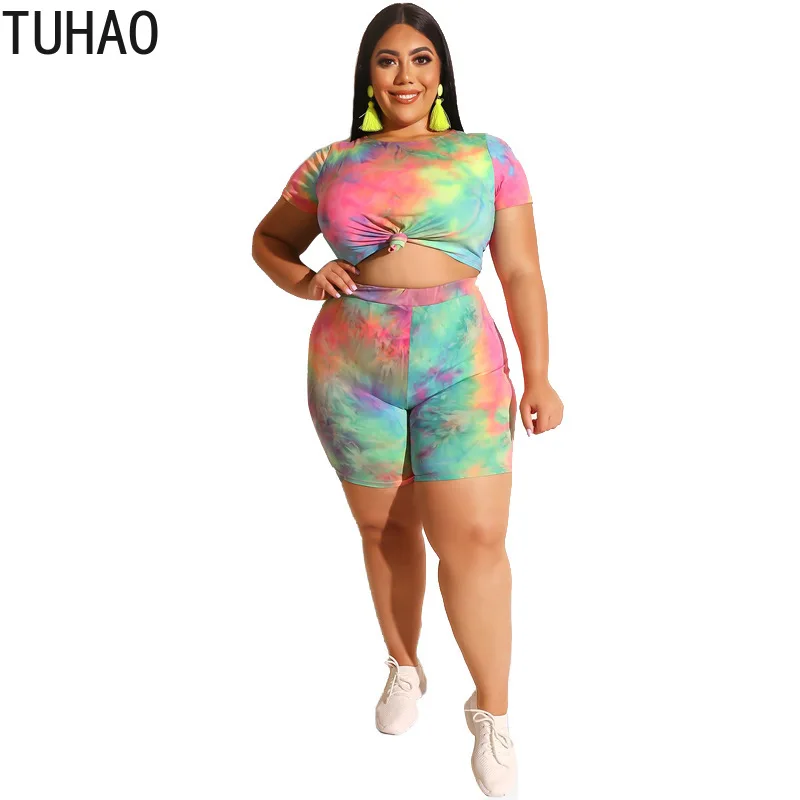 Женский спортивный костюм TUHAO уличная одежда большого размера 5XL 4XL 3XL комплект из