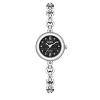 luxury diamond women fashion bracelet watches snowflake dial design elegant silver ladies quartz wristwatches rose gold clock