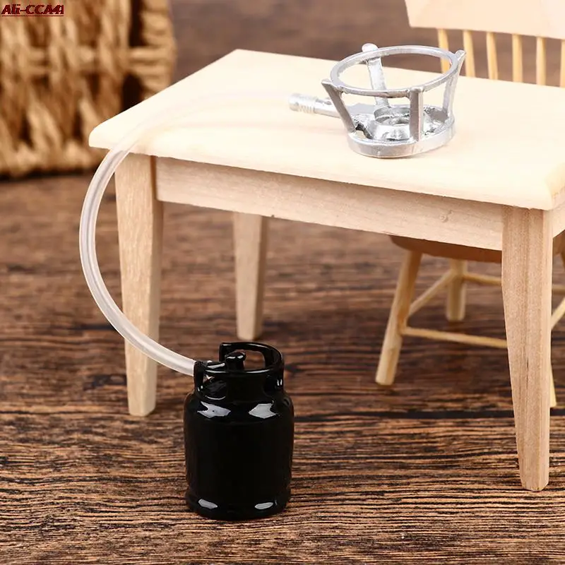 

Miniature Gas Tank Stove Pan Shovel Model Toy For 1/12 Dollhouse Kitchen