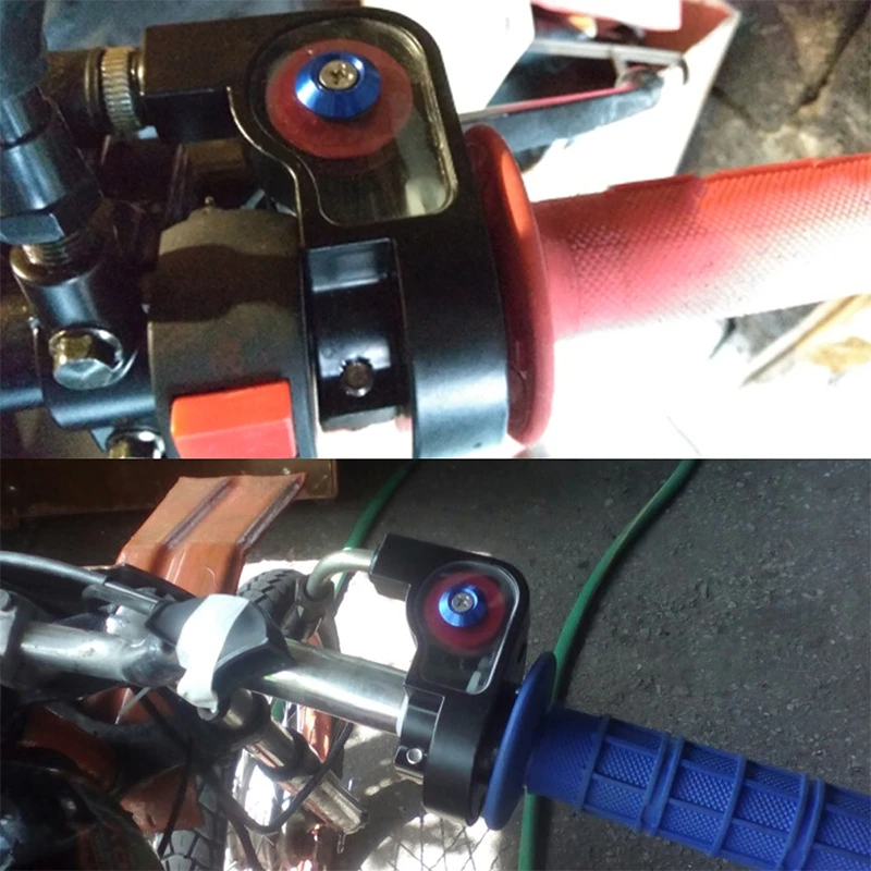 Ручка газовой дроссельной заслонки для мотоцикла 22 мм Длина 7/8 дюйма|Ручки