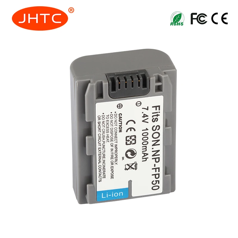 Батарея NP FP50 для Sony DCR HC30 40 43E 65 85 94E 96 SR30 FP30 NPFP50 FP60 FP70 FP71 мА/ч. Аккумулятор 1000