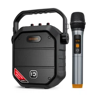new arrival 30 watts with fm radio function uhf wireless pa system set powerful portable professional karaoke speaker