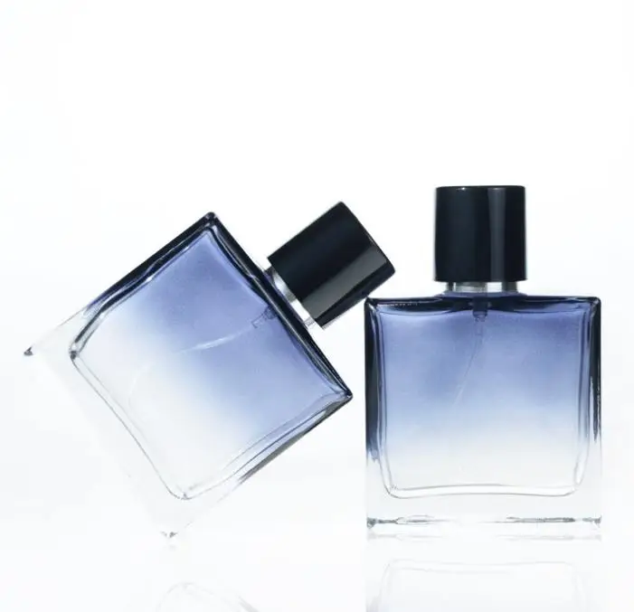 

50pcs perfume bottle, 50ml empty bottle, high-grade blue glass spray bottle, perfume bottle, empty bottle SN152