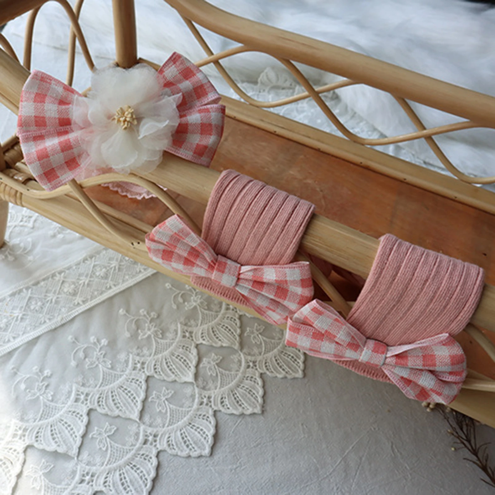 

Newborn Baby Headband+Socks Cute Bows Baby Girl Headbands Infant Girls Hair Band Hairband Baby Hair Accessories Sweet Style