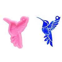support wholesale mini hummingbird shape silicone mold creative diy keychain pendant mold special handmade crafts gift mold