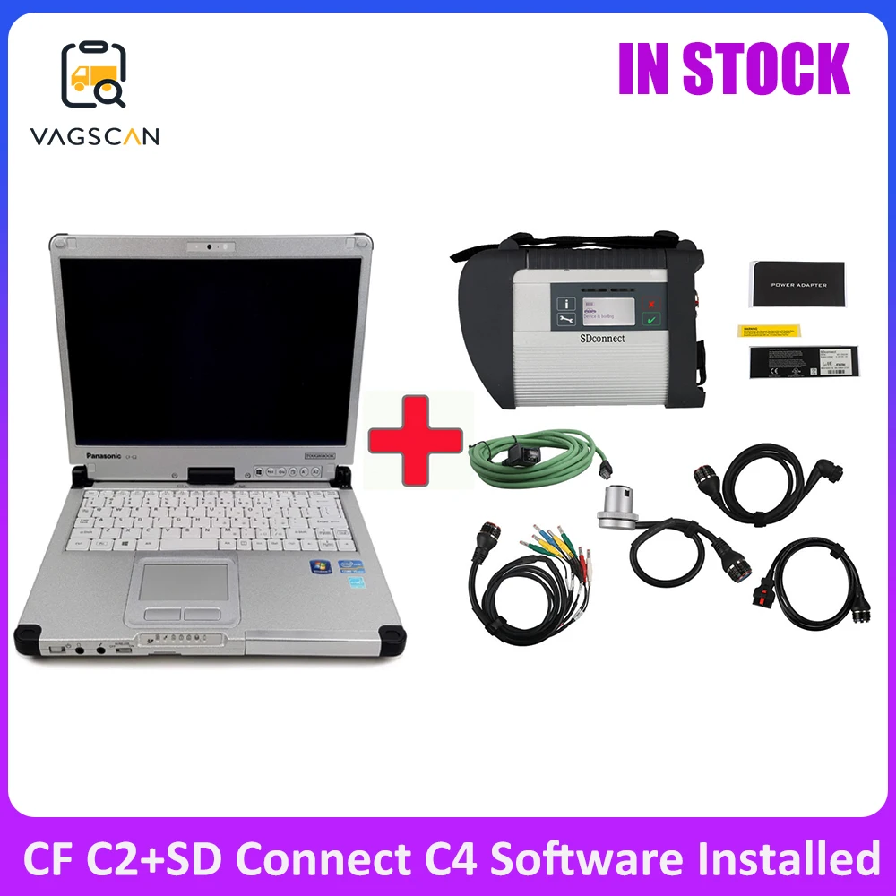 

SD Connect Compact 4 Star диагностический инструмент плюс Toughbook CF-C2 256SSD с Vediamo и DTS программное обеспечение для 2021,03