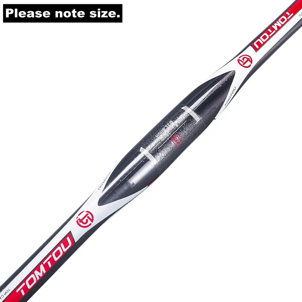 red Flat TOMTOU полностью UD углеродное волокно руль для велосипеда MTB руль для велосипеда Горные части 31,8*580-760 мм-TF8T06 - Цвет: red Flat