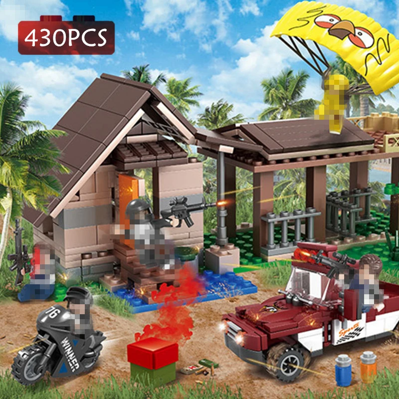 430 шт. выживания джедаев тропический лес пай Южная засада сборка поле битвы