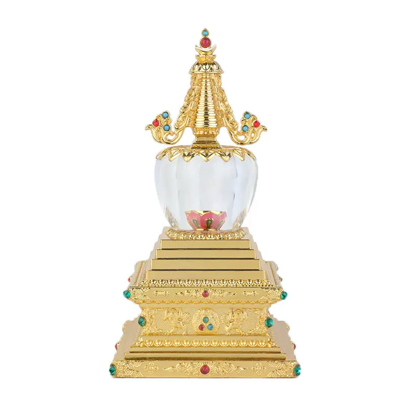Bodhi Crystal Stupa Can Be Opened for Storage