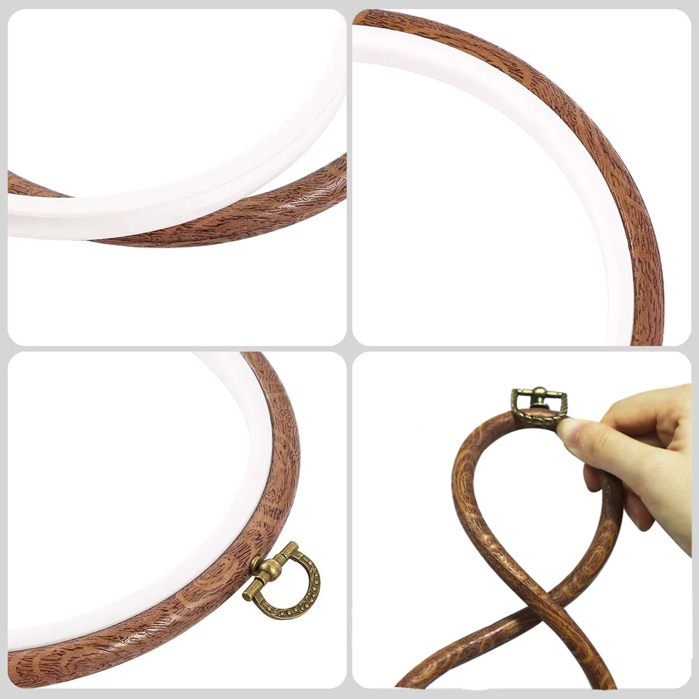 1 шт. обруч для вышивки крестиком кольцо из искусственной древесины обручи