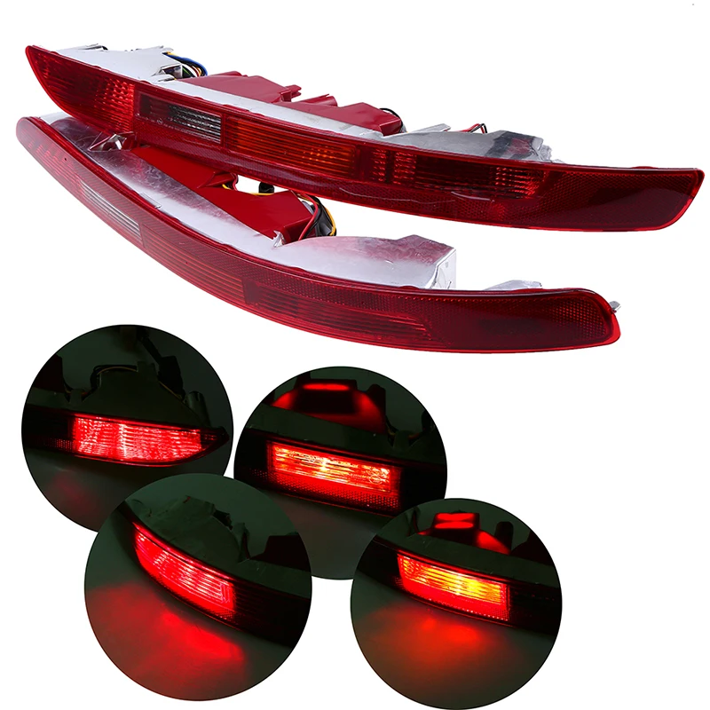 POSSBAY заднего бампера отражатель лампы красный стояночный тормоз светильник