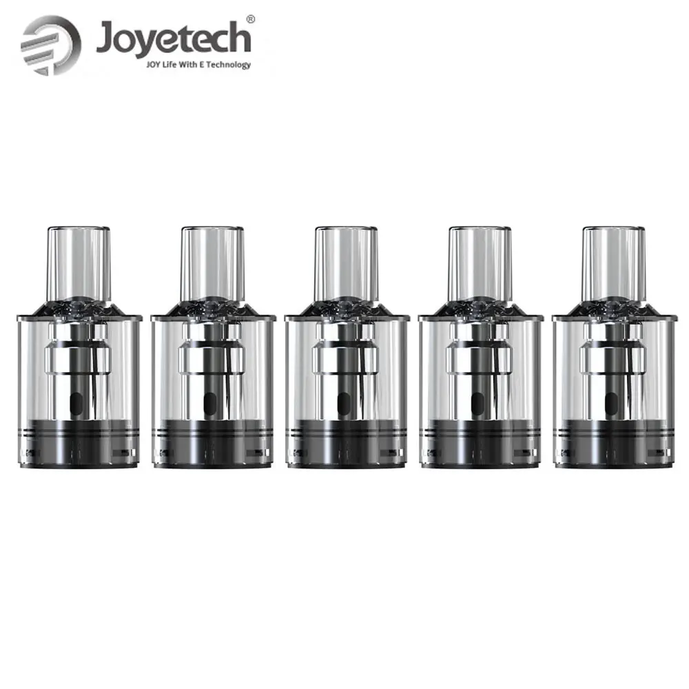 

5pcs Original Joyetech eGo Pod Cartridge 2ml E-cigarette Cartridge with 1.2ohm Coil Head MTL Vaping Pod for eGo Pod Kit