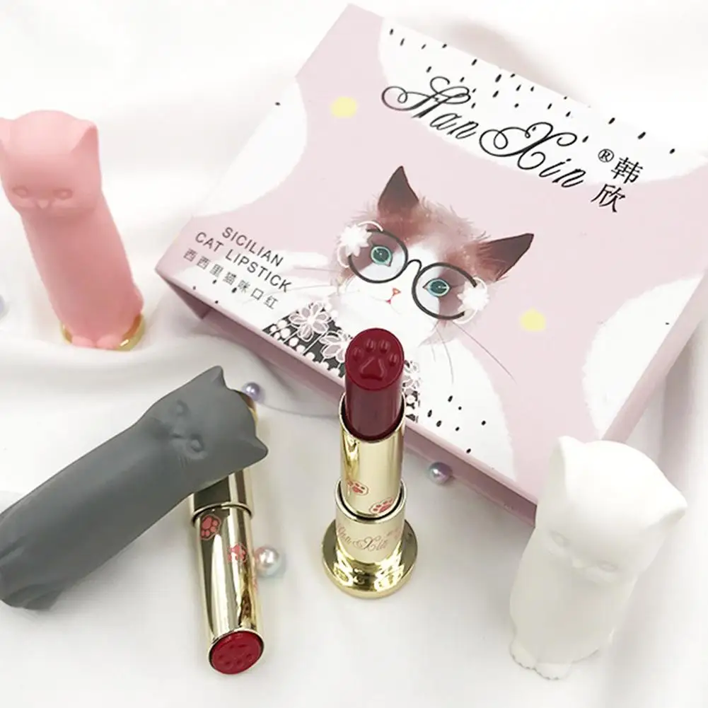 Hobbyлейн 3 цвета матовая водостойкая помада губная набор долговечная кристальная