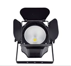 300 Вт COB светодиодный Par luz con puertas de Granero aluminio luz estroboscpica светодиодный iluminacin de escenario blanco cаlido RGBWA + UV 6i
