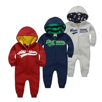 spring autumn baby rompers hooded baby boys girls clothing newborn cotton color overalls and semi overalls jumpsuit for toddler