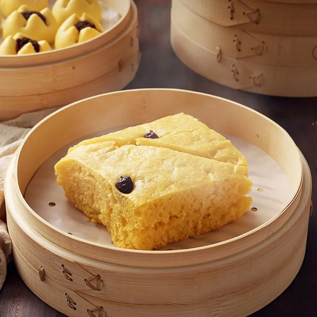 100 листов круглая бумага для готовки на пару барбекю масла печи пиццы паровой