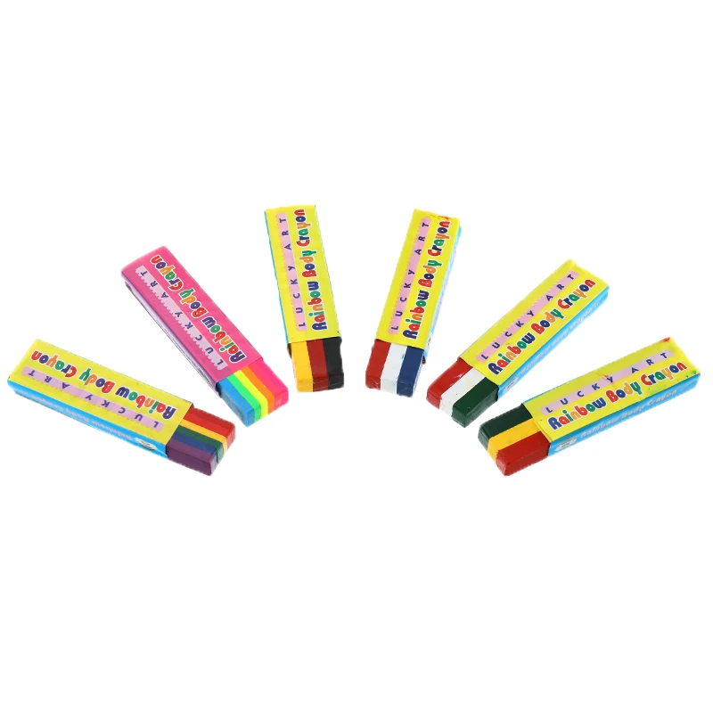 Водонепроницаемый радужного тела Краски УФ боди арт ing макияж тату Чистка для