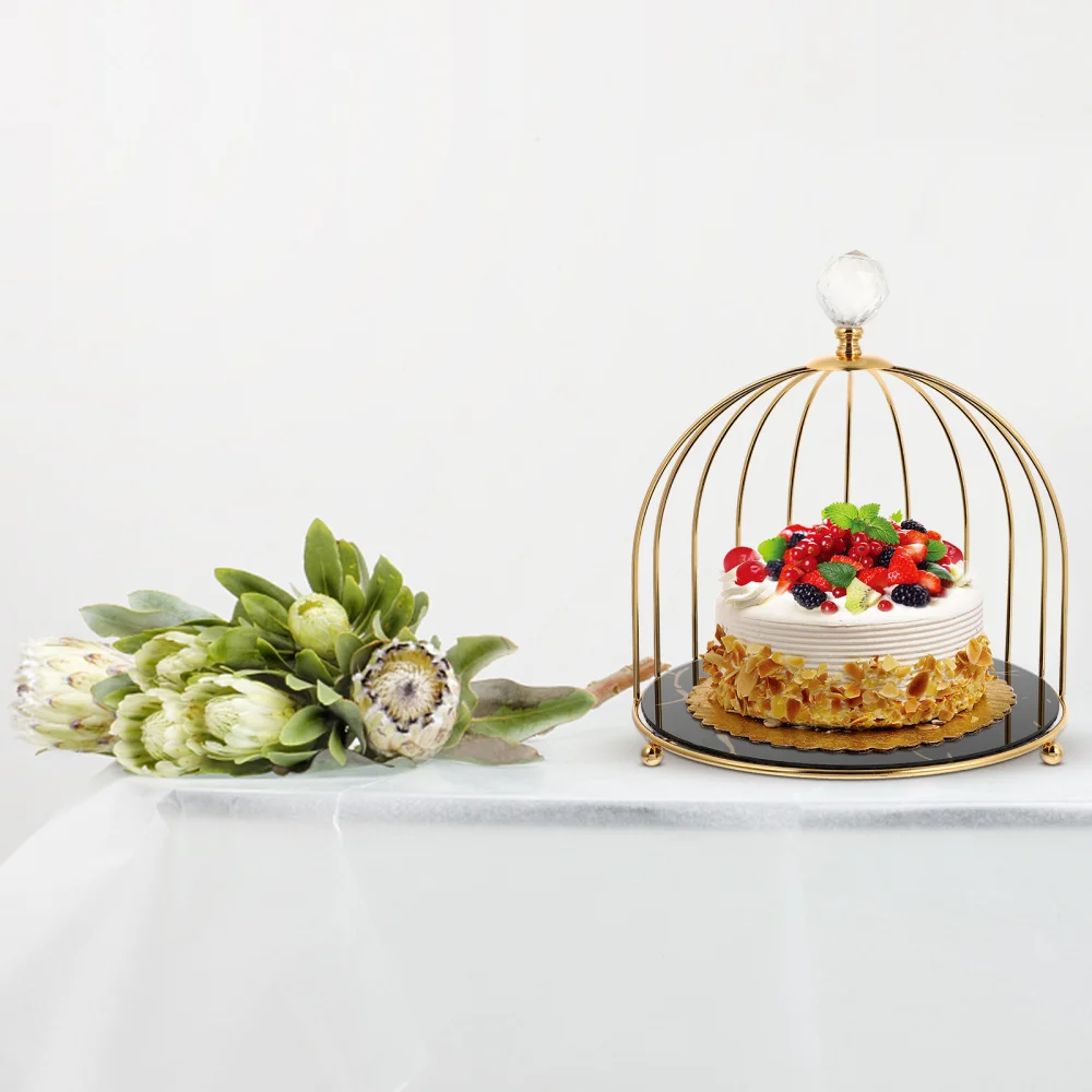 

1pc Exquisite Cake Display Stand One-layer Dessert Storage Rack Wedding Decor