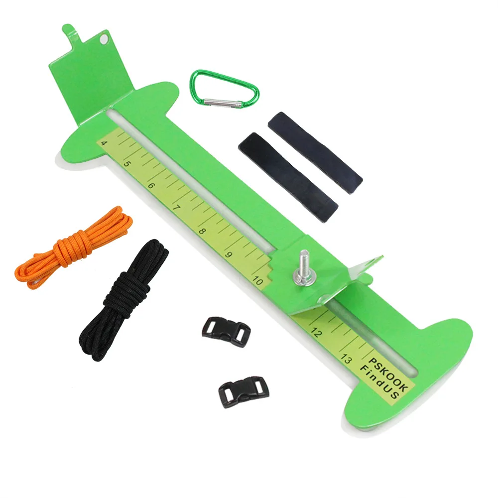 

Monkey Fist Jig and Paracord Jig Bracelet Maker Paracord Tool Kit Adjustable Metal Weaving DIY Craft Maker 4" to 13" 2020 New