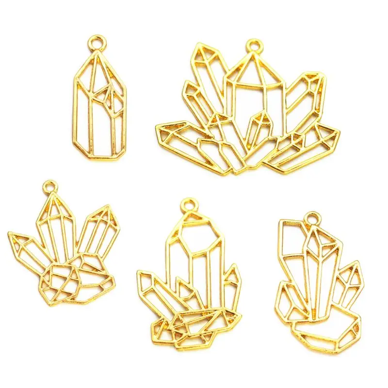 Металлическая оправа для ювелирных изделий сделай сам в комплекте с кристаллами