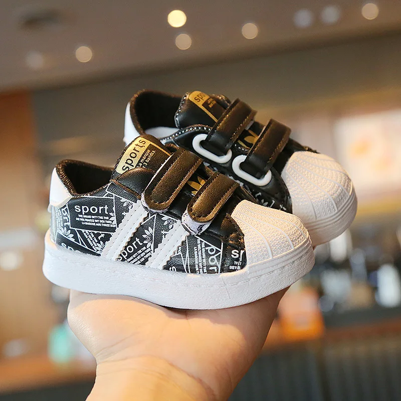 

Autumn Kids Sport Shoes Boys Girl Sneakers Baby Children Shoes Fashion White Flat Sport Breathable Toddler Casual Student Shoes