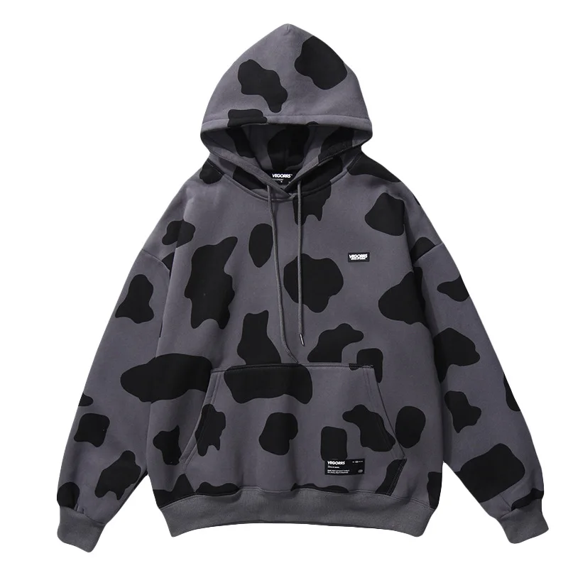 

Warm Hoodies Men Sweatshirts New Autumn Japan Style Hip Hop Casual Plus Velvet Thickening Sweatshirts Streetwear Couple Clothes