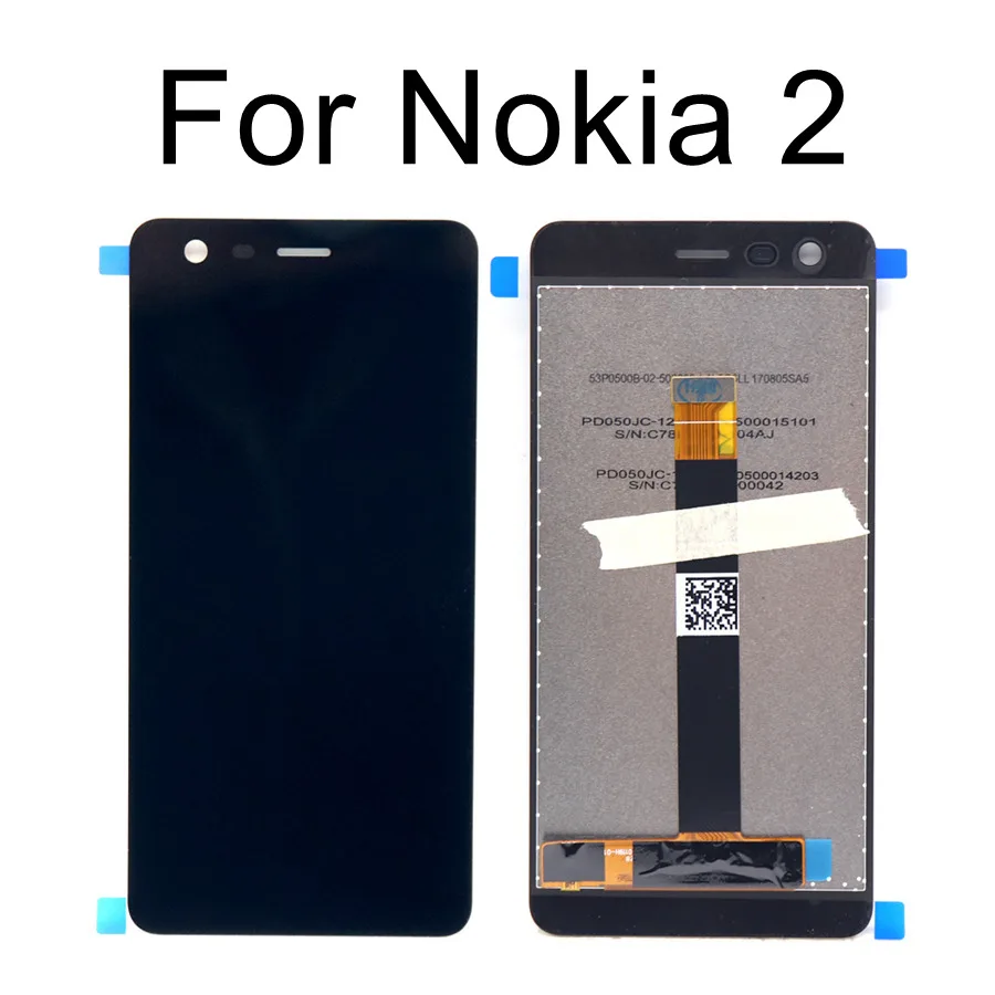 Для Nokia 2 1 3 4 ЖК-дисплей сенсорный экран дигитайзер TA 1080 1084 1086 1092 1029 1035 1206 1211 1214 1209 1274