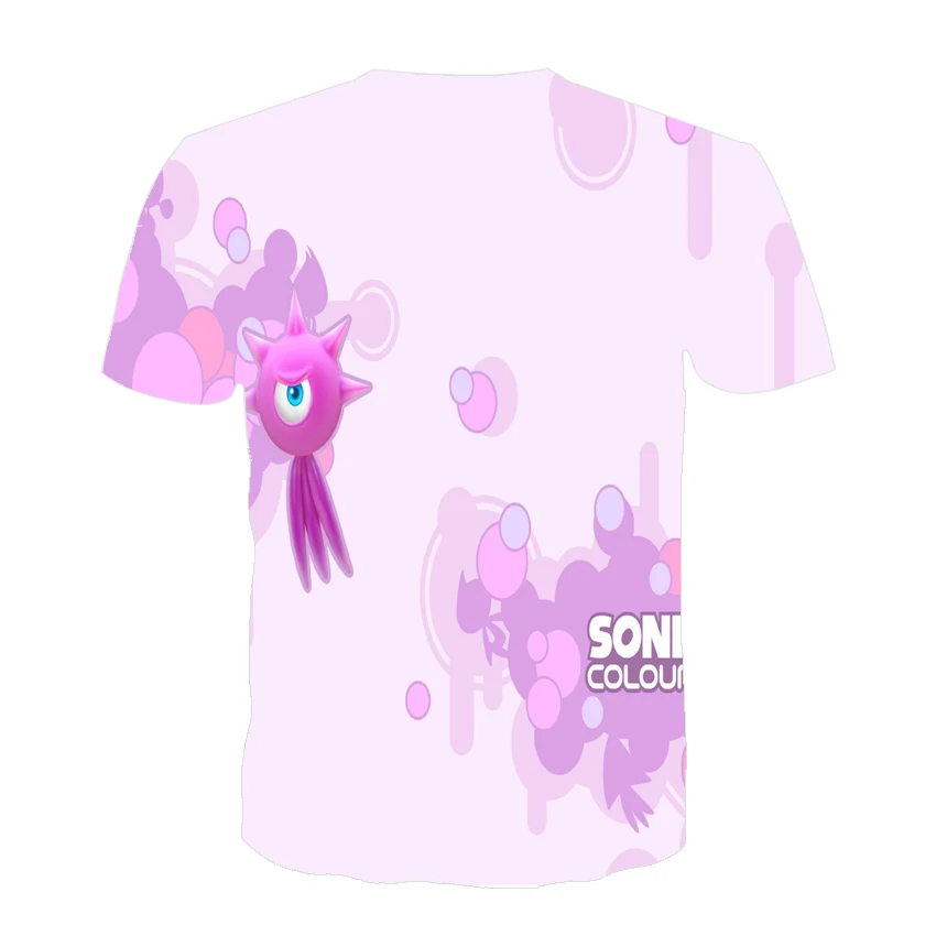 

New 2021 Kids Boys and Girls Short Sleeve Bright Colour Fun Cartoon Game 3D New Printed Dynamic Cute T-Shirt 3D Printed T-Shirt