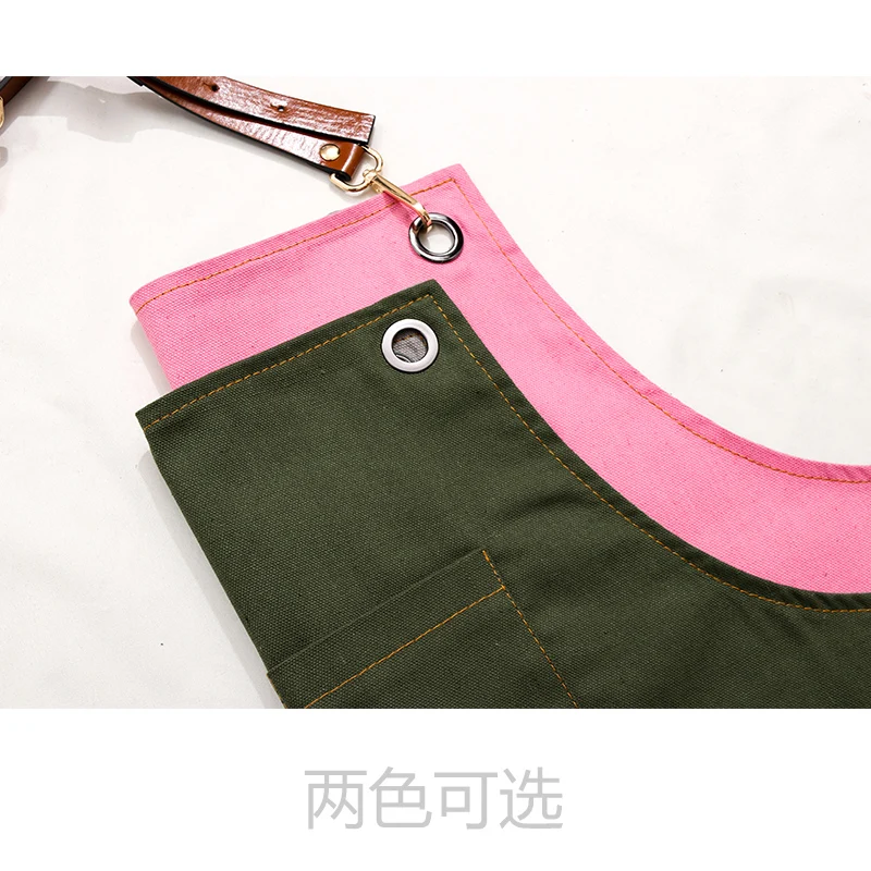 Двусторонний фартук простой и стильный для кухни кофейни ресторана