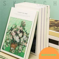 watercolor cover sketch book pretty notebook for drawing 2022 creative blank painting paper diary planner for school thicken