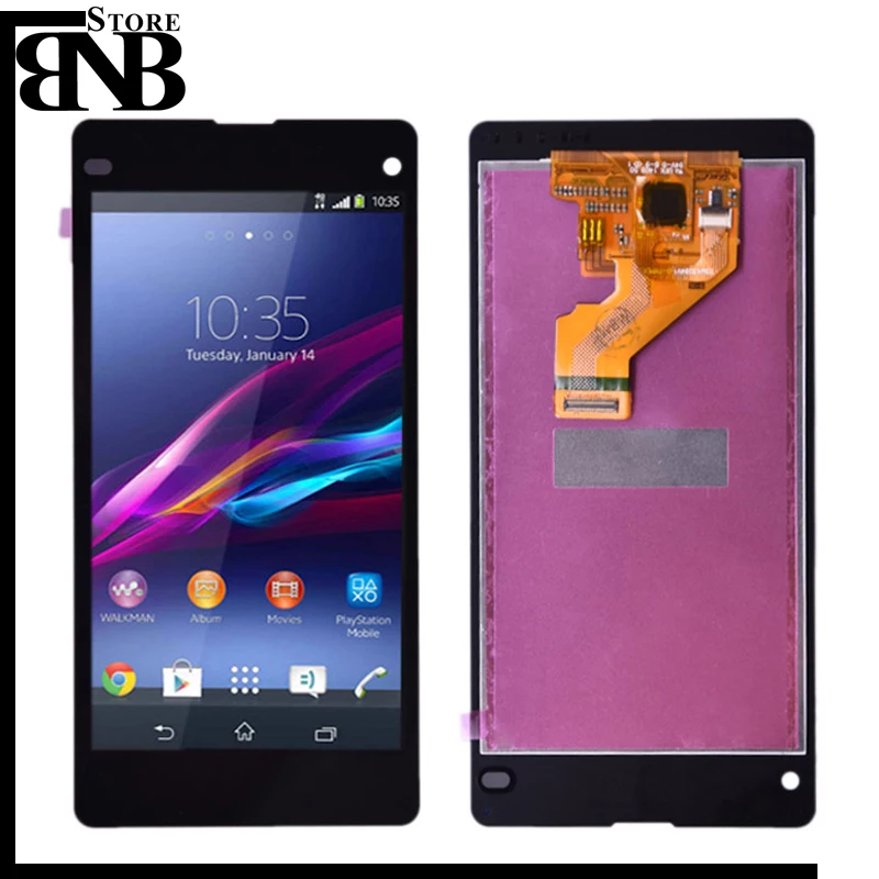 Для Sony Xperia Z1 compact M51w D5503 ЖК дисплей сенсорный экран дигитайзер в сборе с рамкой z1