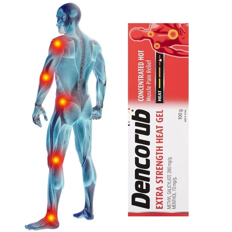 2 шт Dencorub ментол шоу Экстра стренс тепла гель без запаха артрит ревматизм люмбаго