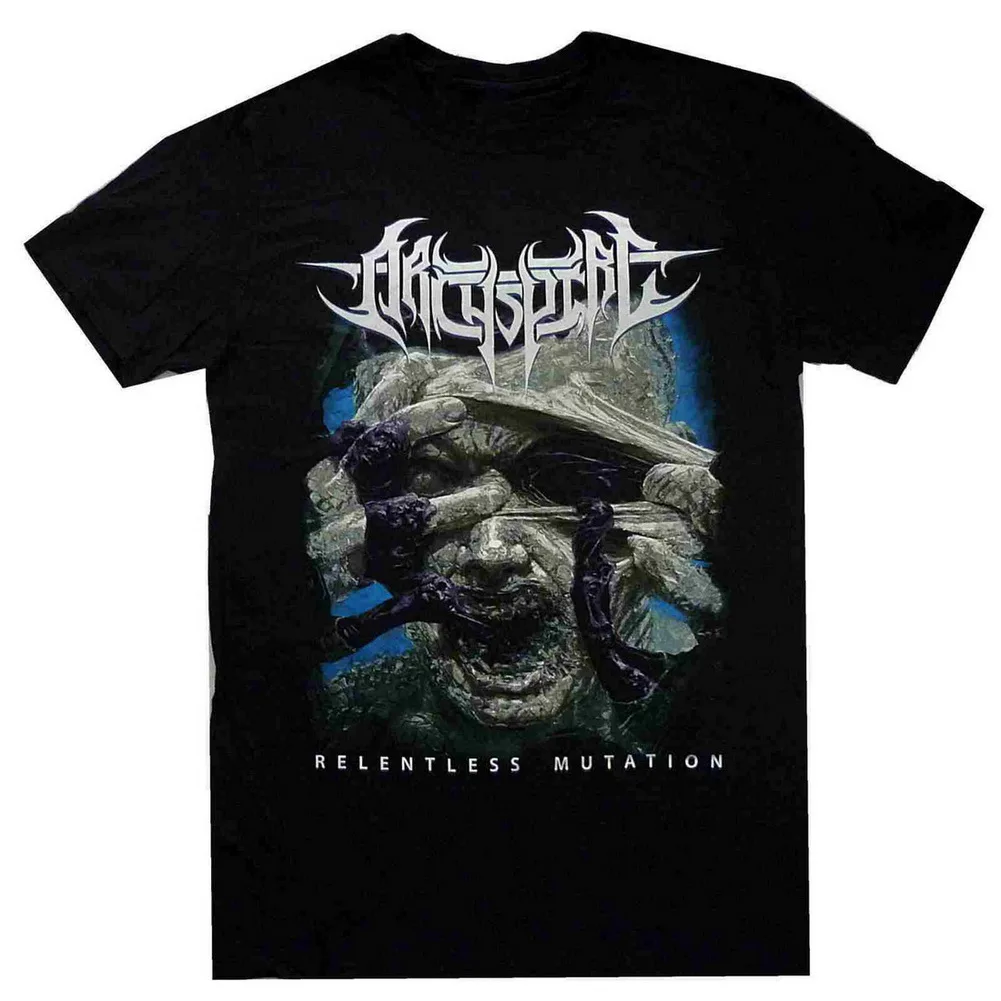 Archspire Relentless Mutation Aust Tour топы футболка S XL Death Metal официальный фитнес плюс размер