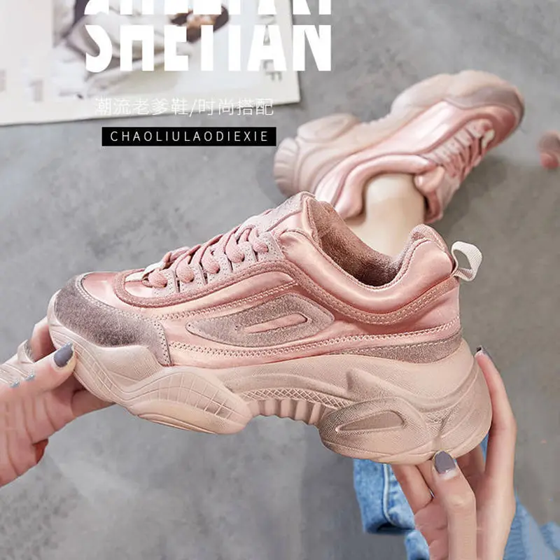 Женская обувь для бега красовки женские кроссовки 2019 Zapatillas Deportivas Mujer розовые |