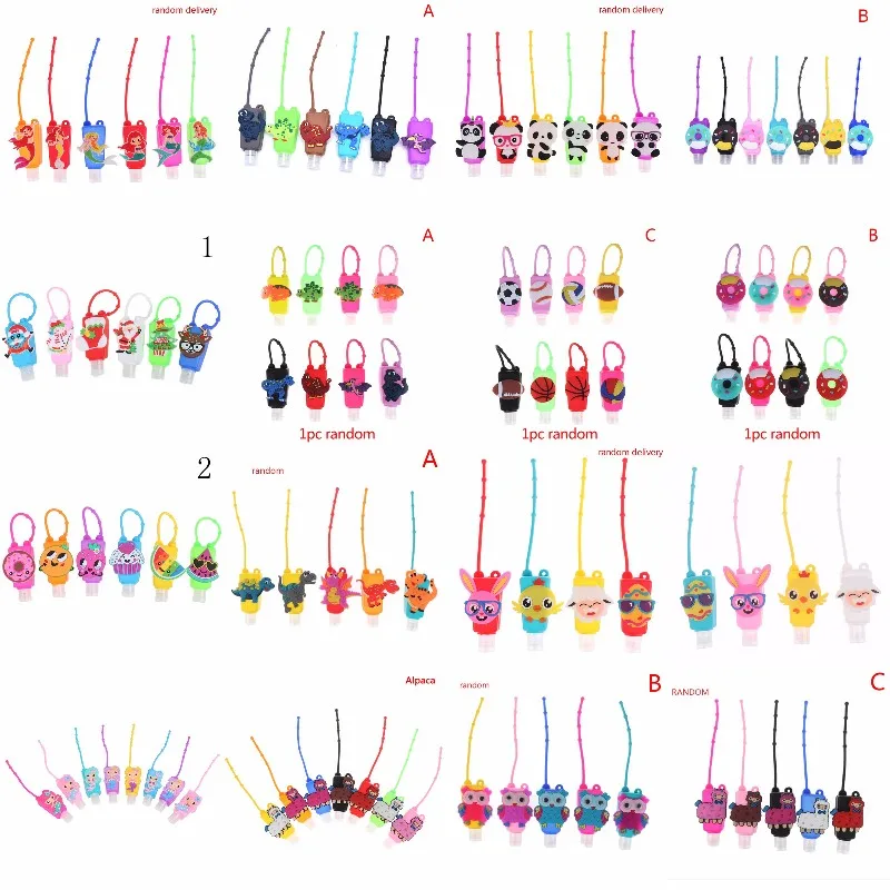 Силиконовый миниатюрный антисептик для рук одноразовый без очистки съемный